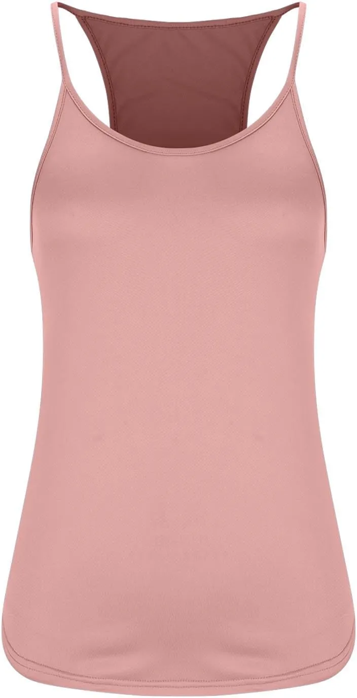 Workout Racerback Tank Tops for Women Sleeveless Athletic Tops Flowy Soft Loose Fit Gym Quick Dry Running Shirts