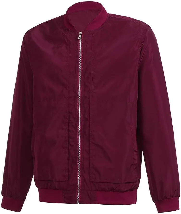 Ymosrh Mens Coats and Jackets Plus Size Jacket Overcoat Outwear Slim Long Sleeve Zipper Tops Blouse Coats Fashion