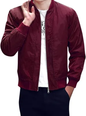 Ymosrh Mens Coats and Jackets Plus Size Jacket Overcoat Outwear Slim Long Sleeve Zipper Tops Blouse Coats Fashion